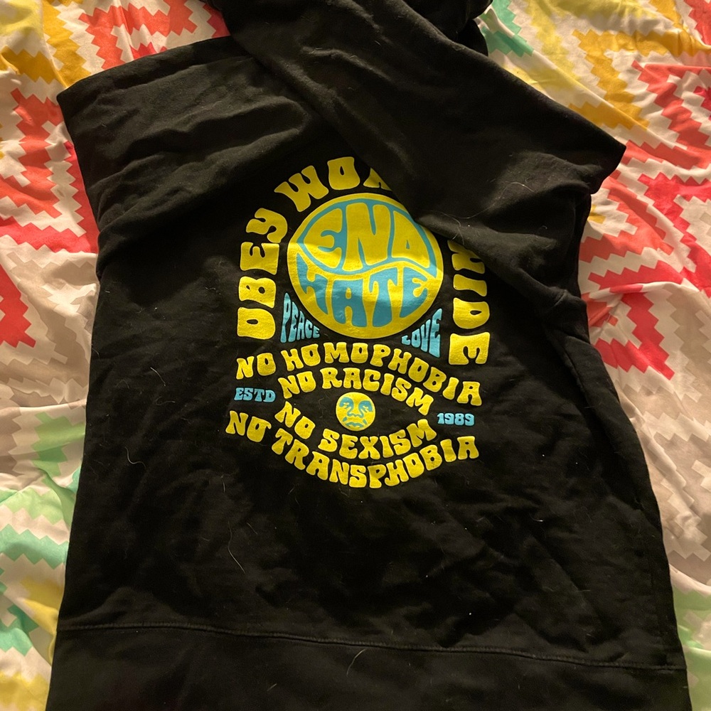 An Obey Hoodie